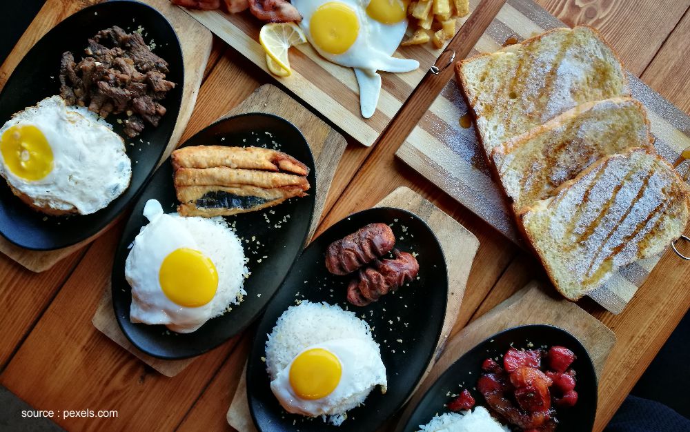 telur ayam kampung setengah matang